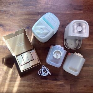 2 Canopy Bedside Humidifiers + Essential Oils + Aroma Stone